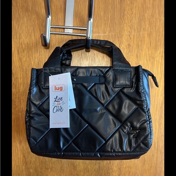 Lug Jitterbug Crossbody Bag Metallic Black NWT - Picture 7 of 8